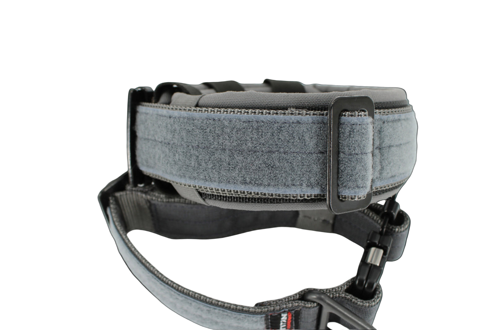 Gray dog harness made by Titan Ultra K9
