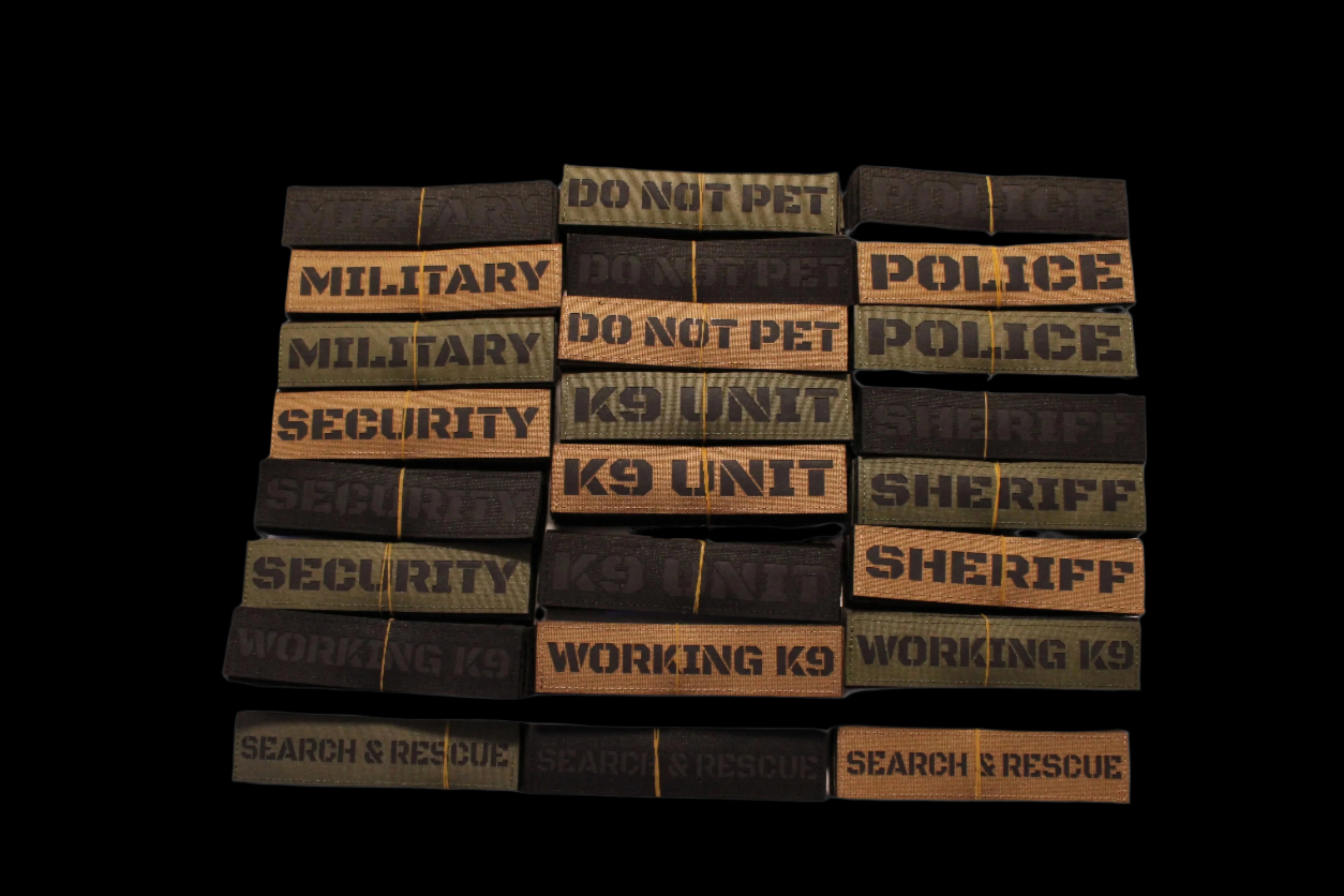 Collection of Patches Not Lit up