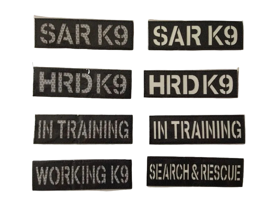 Laser cut ID Patches