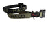 Two dog collars with 'HALO' branding on a red and white background